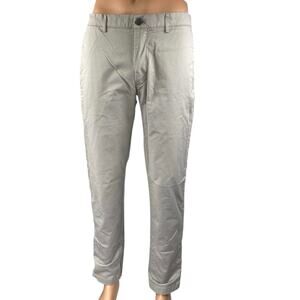 Club Monaco Connor Men's Gray Modern Slim Fit Straight Trousers Dress Pants 32